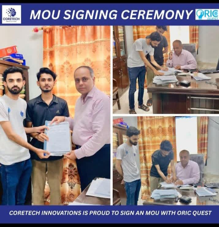 MOU Signing Ceremony Between CoreTech Innovations & ORIC QUEST