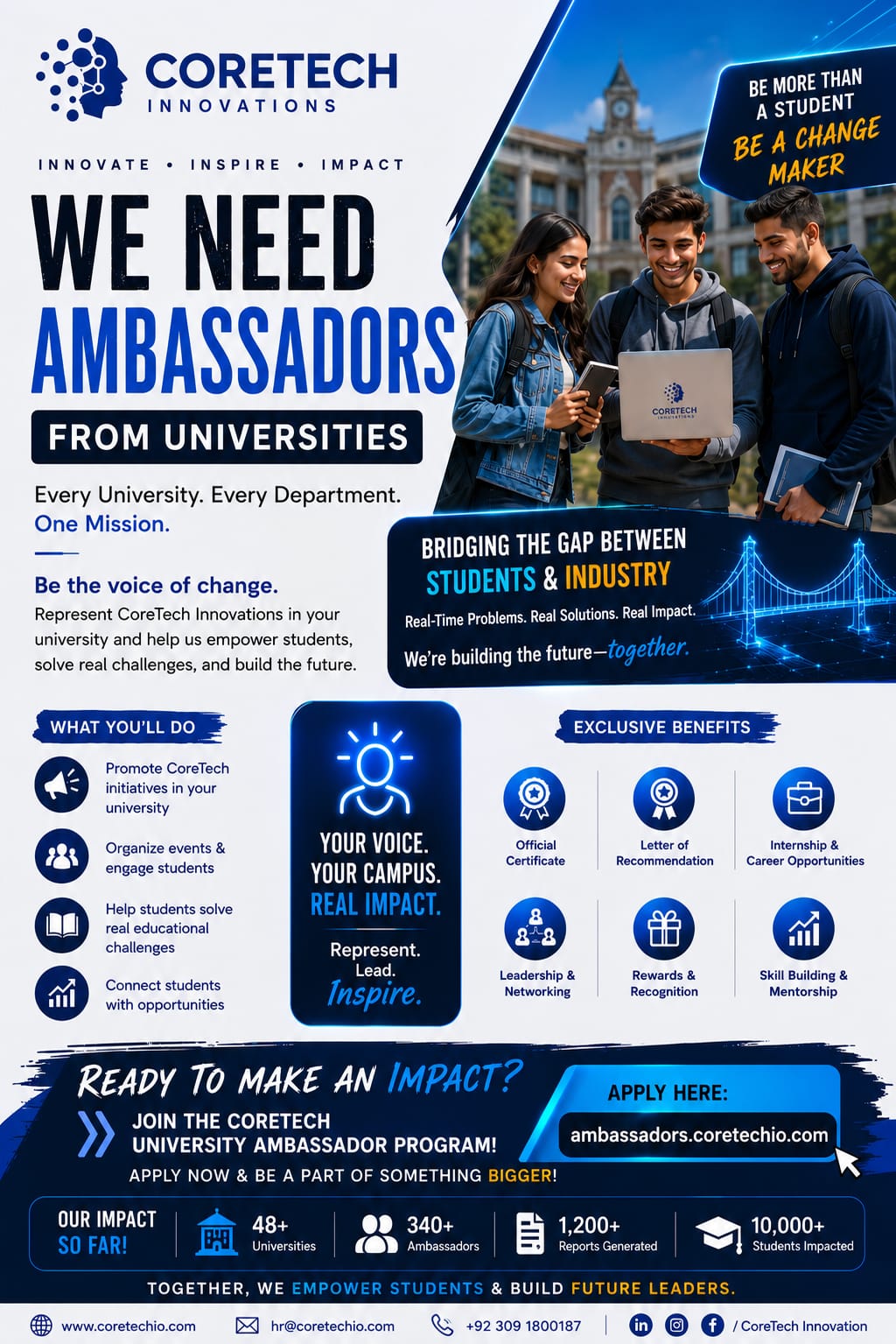 CoreTech Innovations Campus Ambassador Program 2026 Applications Open