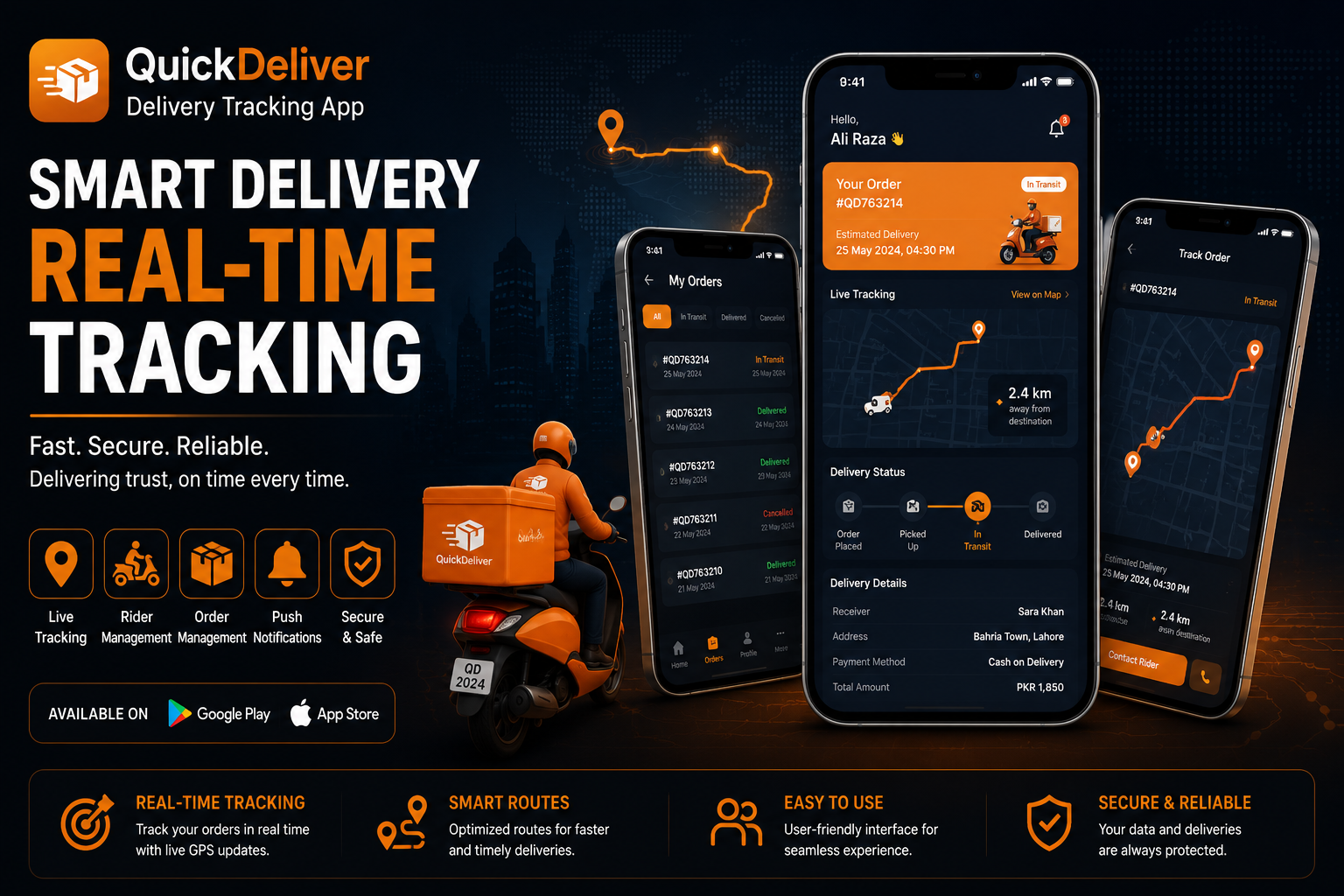 Delivery Tracking App